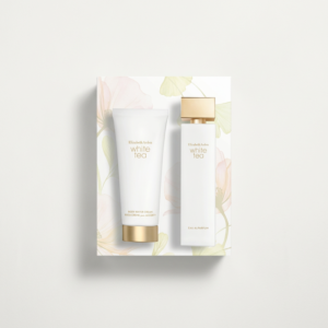 Estuche Elizabeth Arden White Tea Mujer Perfume EDP 100 ml / Crema Corporal 100 ml