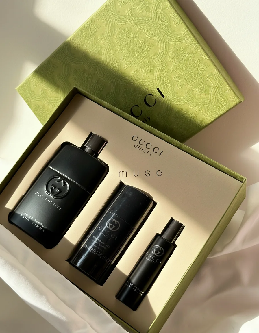 Estuche Gucci Guilty Pour Homme Edt 3Pz
