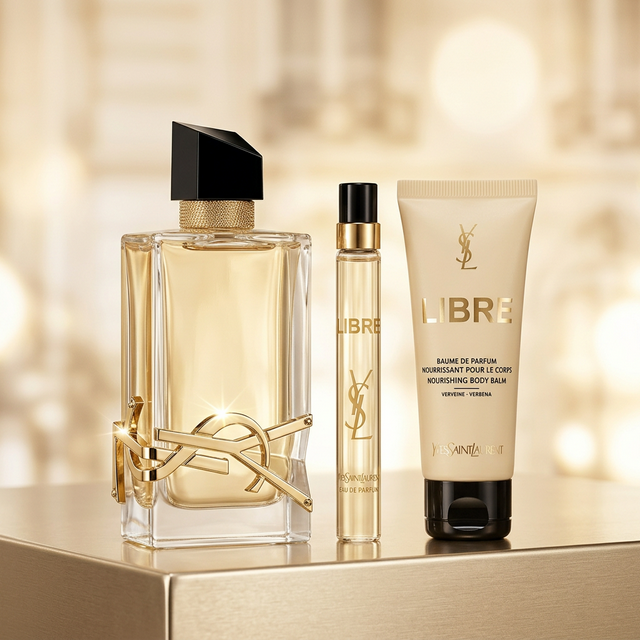 Estuche Yves Saint Laurent Libre mujer 3pz Perfume 90ml/Crema 50ml/Mini 10ml