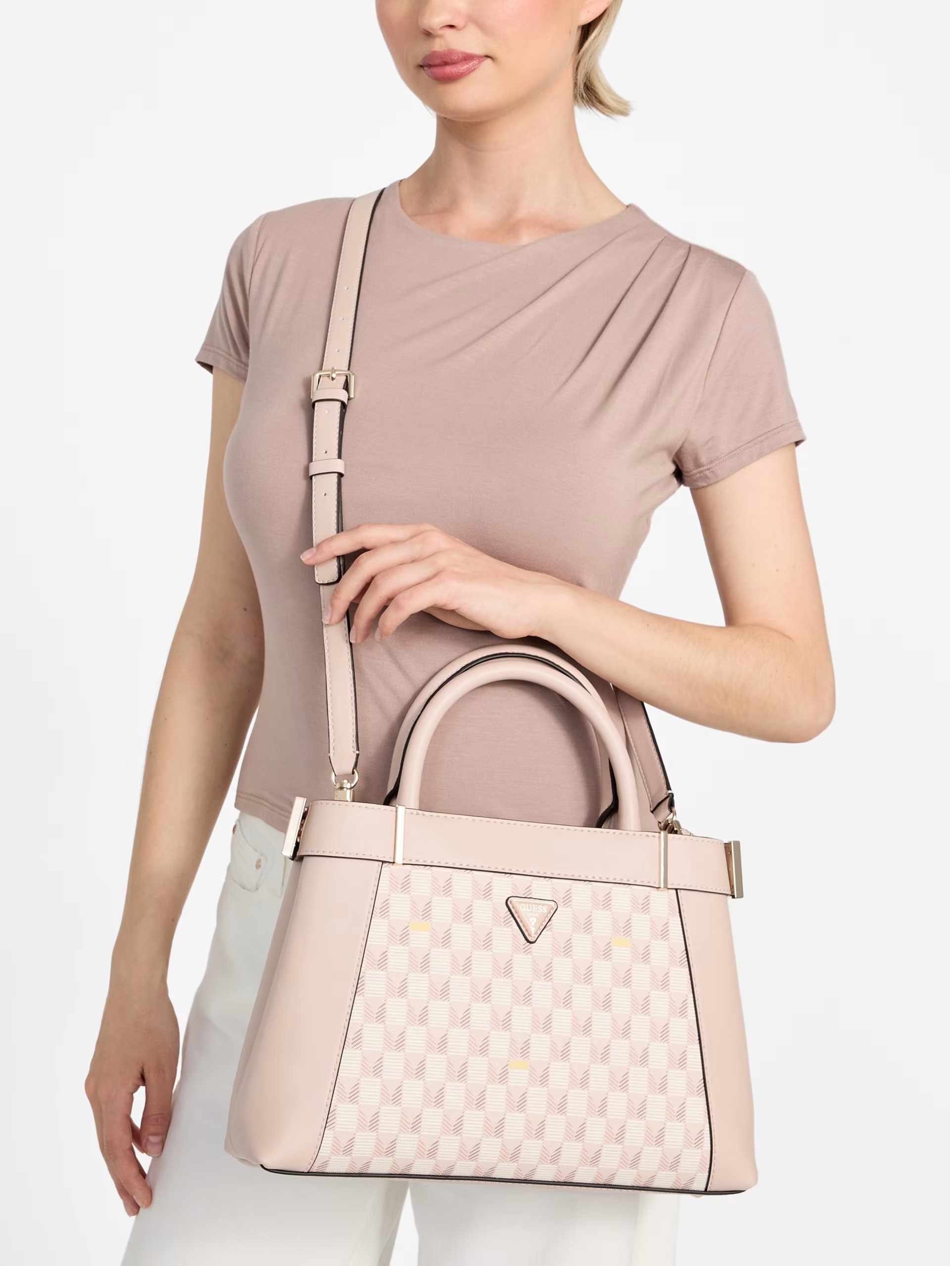 GUESS. G Wave II Satchel