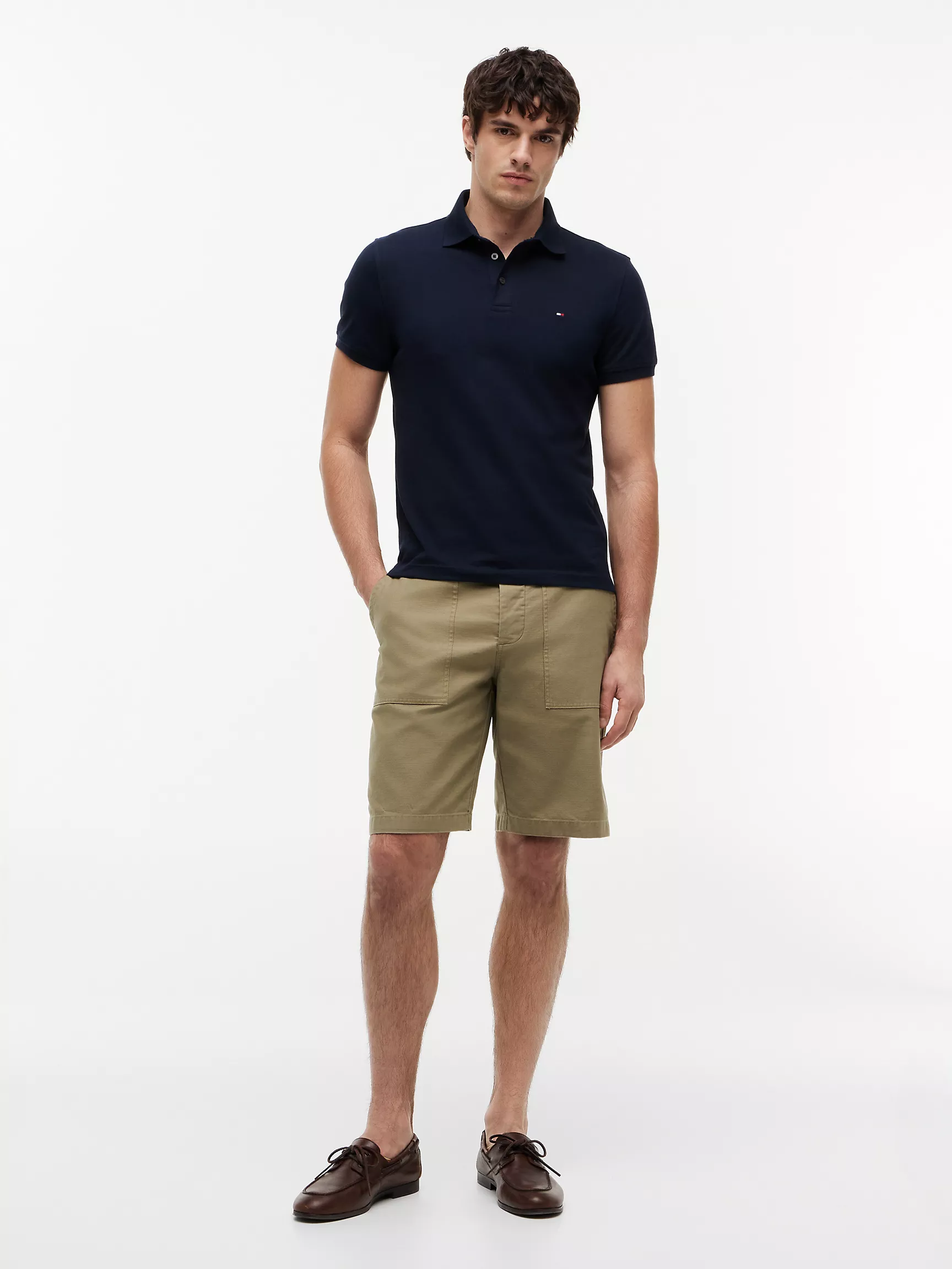 Slim Fit Stretch Polo de piqué. - Imagen 2