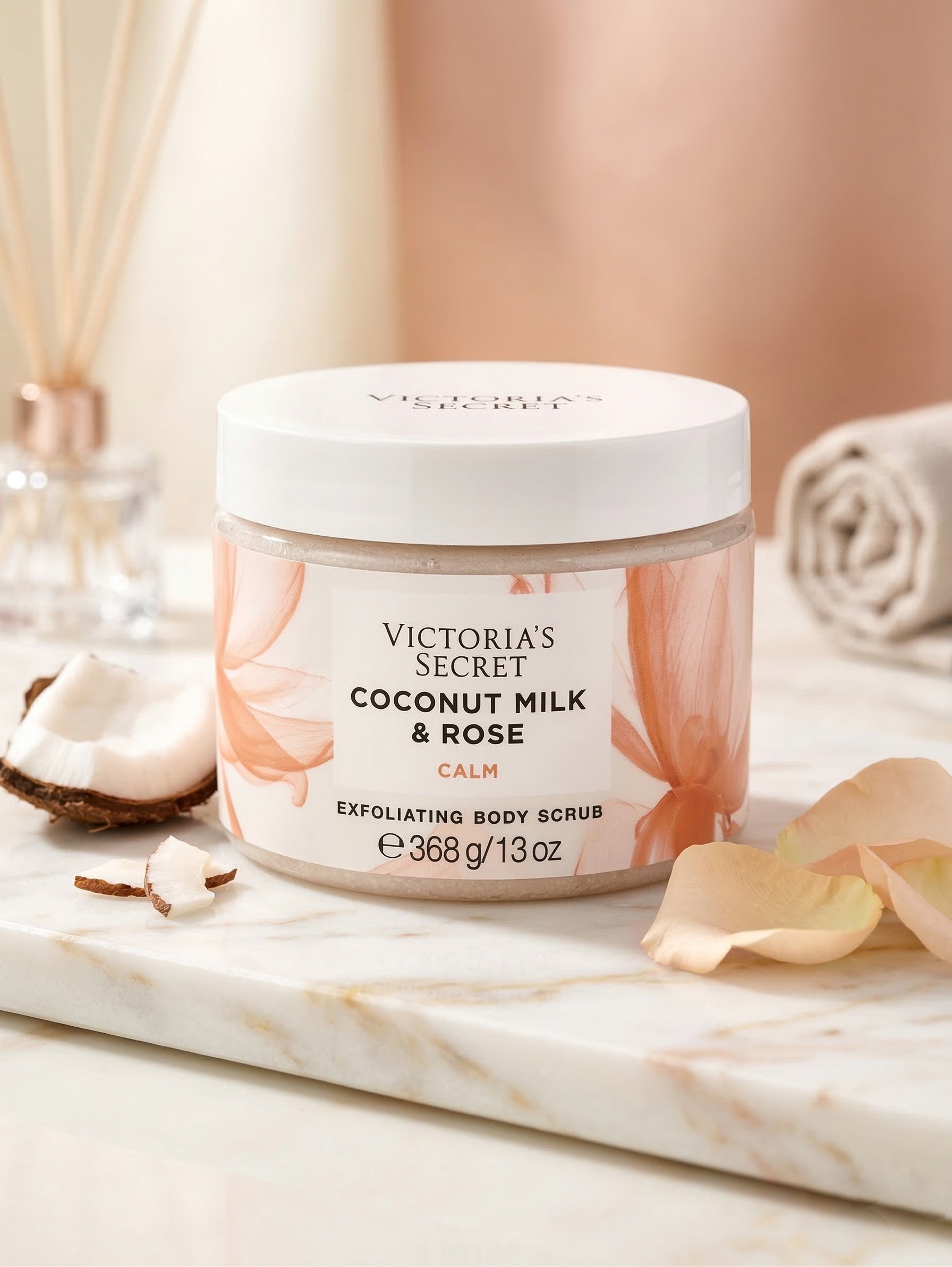 Victoria’s Secret Leche de Coco y Rosa – Exfoliante Calma Corporal.