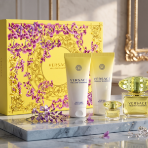 Estuche Versace Yellow Diamond Mujer EDP 4Pz