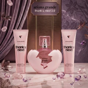 Estuche Ariana Grande Thank u next Mujer EDP 3Pz Gel de Ducha y Crema Corporal
