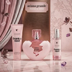 Estuche Ariana Grande Thank u next Mujer EDP 3Pz Splash Mist y Crema Corporal
