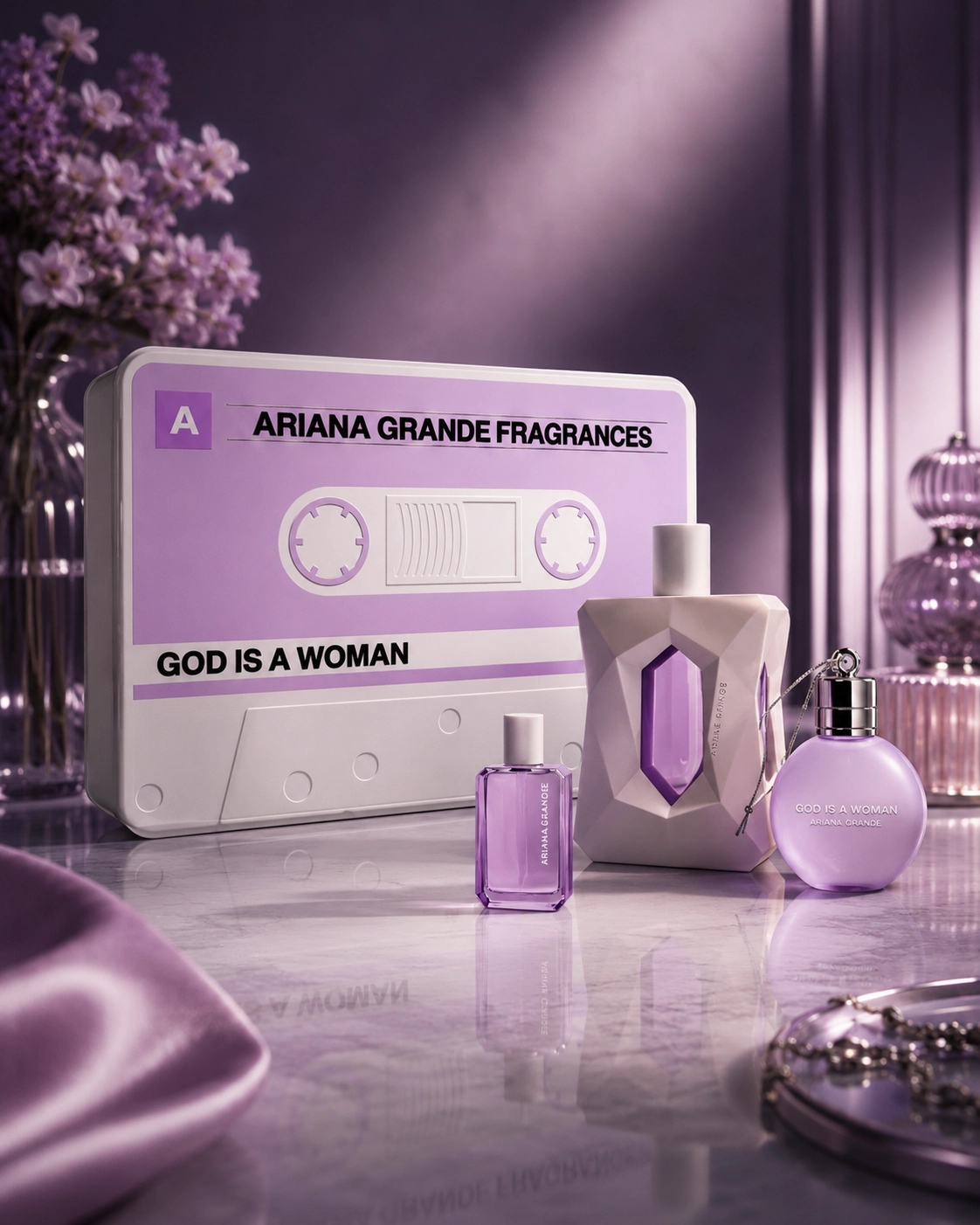 ESTUCHE ARIANA GRANDE GOD IS A WOMAN