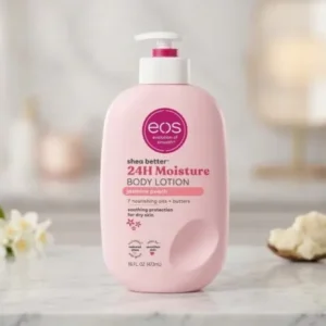 EOS Shea Better 24H Moisture – Loción Corporal Jazmín Melocotón.