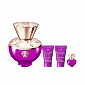 Estuche Versace Dylan Purple Mujer EDP 4Pz Perfume
